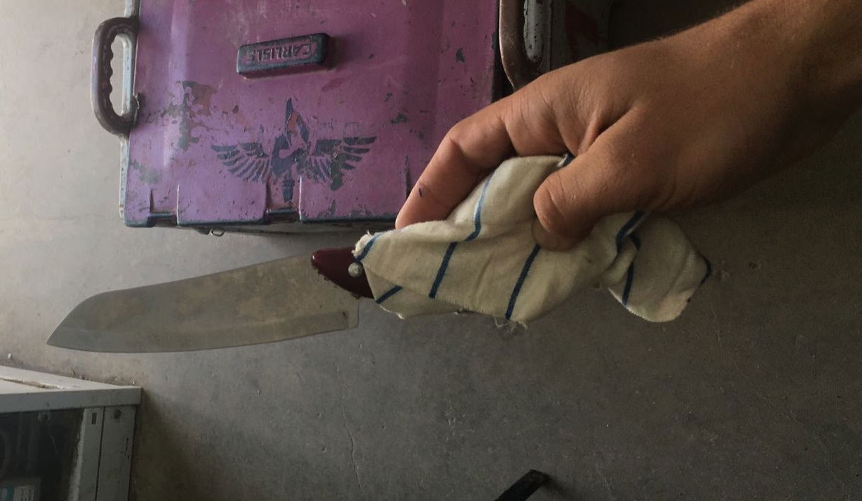 פלסטיני התקרב למבוא דותן עם סכין ונעצר