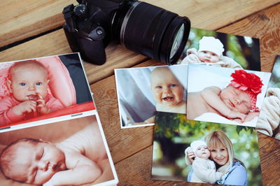 אלבום תמונות שטוח. אילוסטרציה