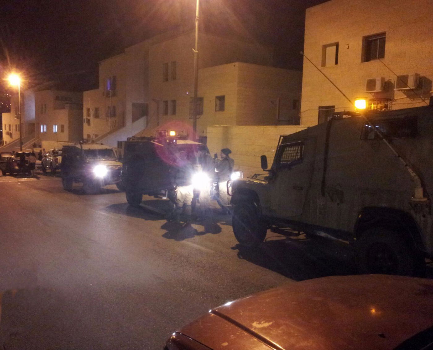 הכוחות במוצ"ש עורכים סריקות