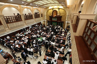 מרגש: מאות ילדים בסדר לימוד מיוחד לזכר הנרצחים הי"ד