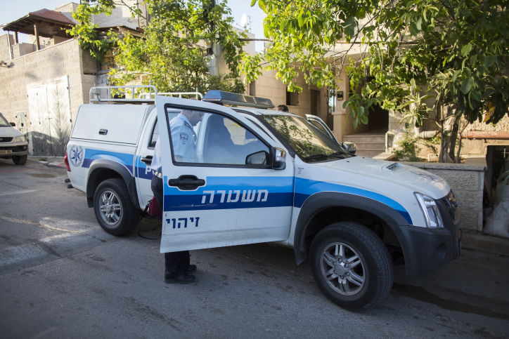 משטרה באבו גוש. ארכיון