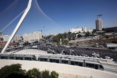 הערב: שיבושי תנועה באזור גשר המיתרים