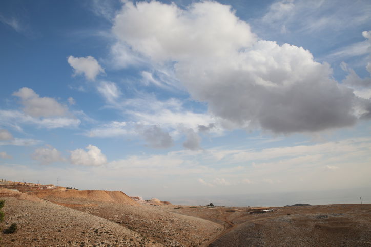 אתר בניה ליד צפת