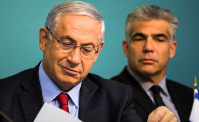 לפיד ונתניהו. שוויון במנדטים