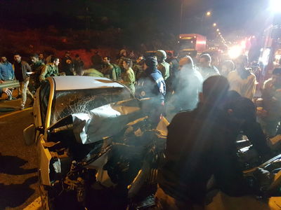 זירת התאונה