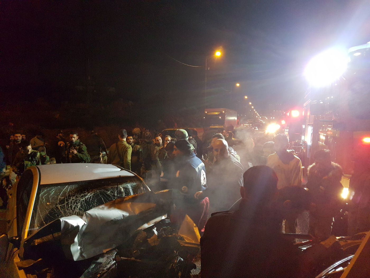 הרוג ופצועים - פלסטינים; ישראלי נפצע קל