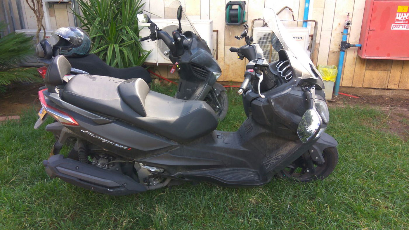 הקטנועים שנתפסו