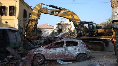 מכבי האש: הפיצוץ נגרם מדליפת בלוני גז