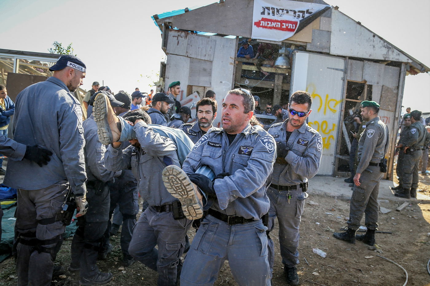 הושלם פינוי "הנגרייה" בנתיב האבות • צפו