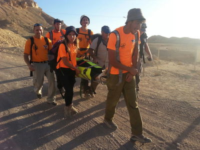 שני תלמידים פונו במסוק במהלך טיול שנתי