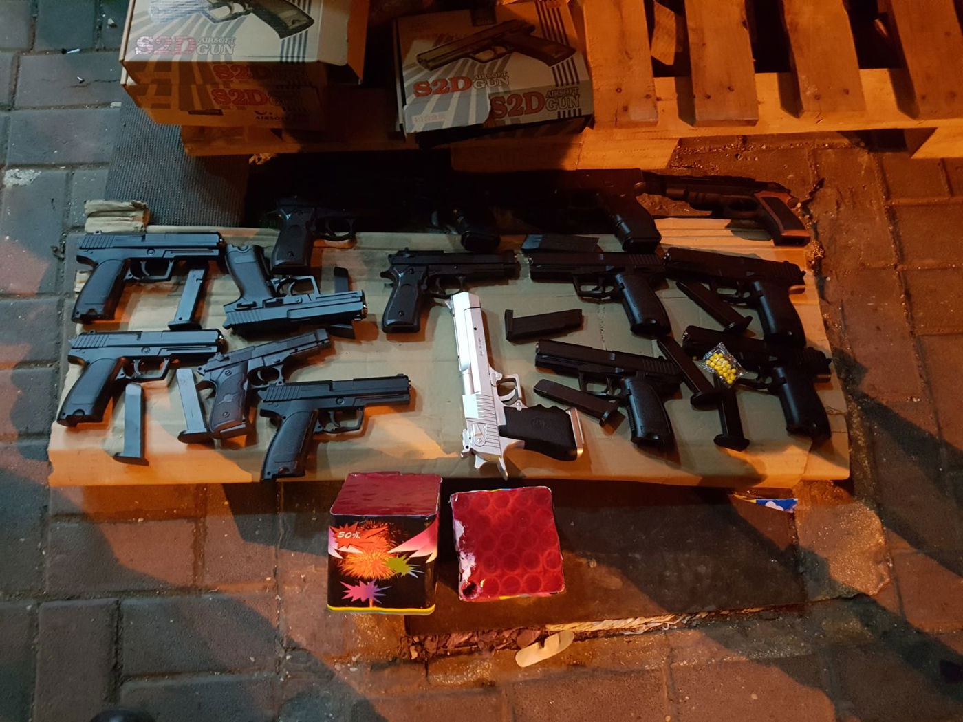 הנשקים שנתפסו