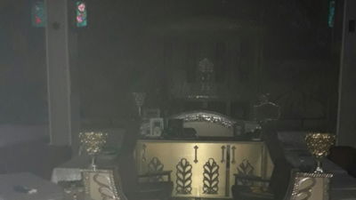 ברגע האחרון: כבאים הצילו את בית הכנסת