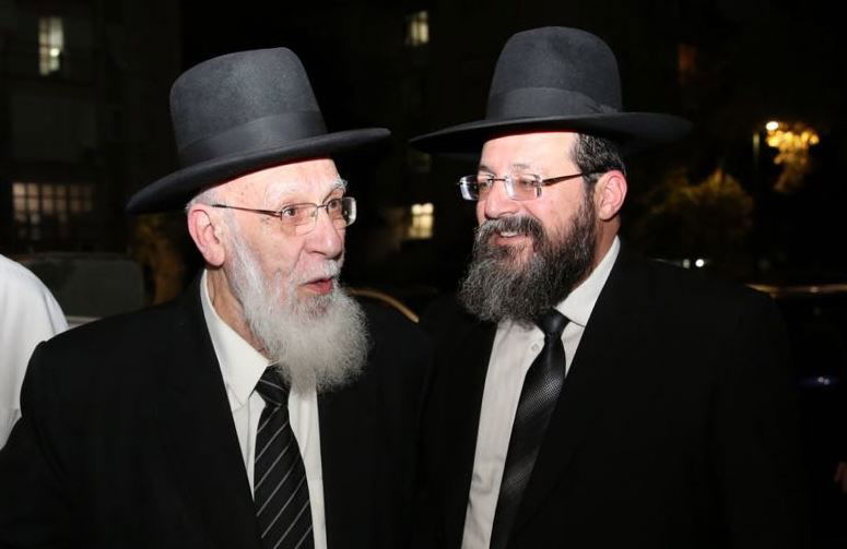 הרב בר שלום ונשיא המועצת הגר"ש כהן, בשבוע שעבר