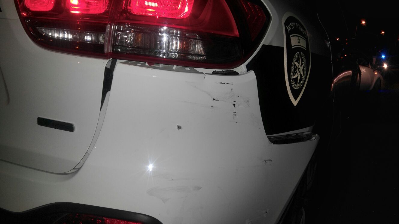 הניידת שנוגחה