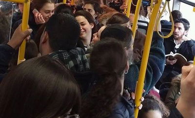 אוטובוסים בירושלים: צפיפות קשה ובעיות צניעות