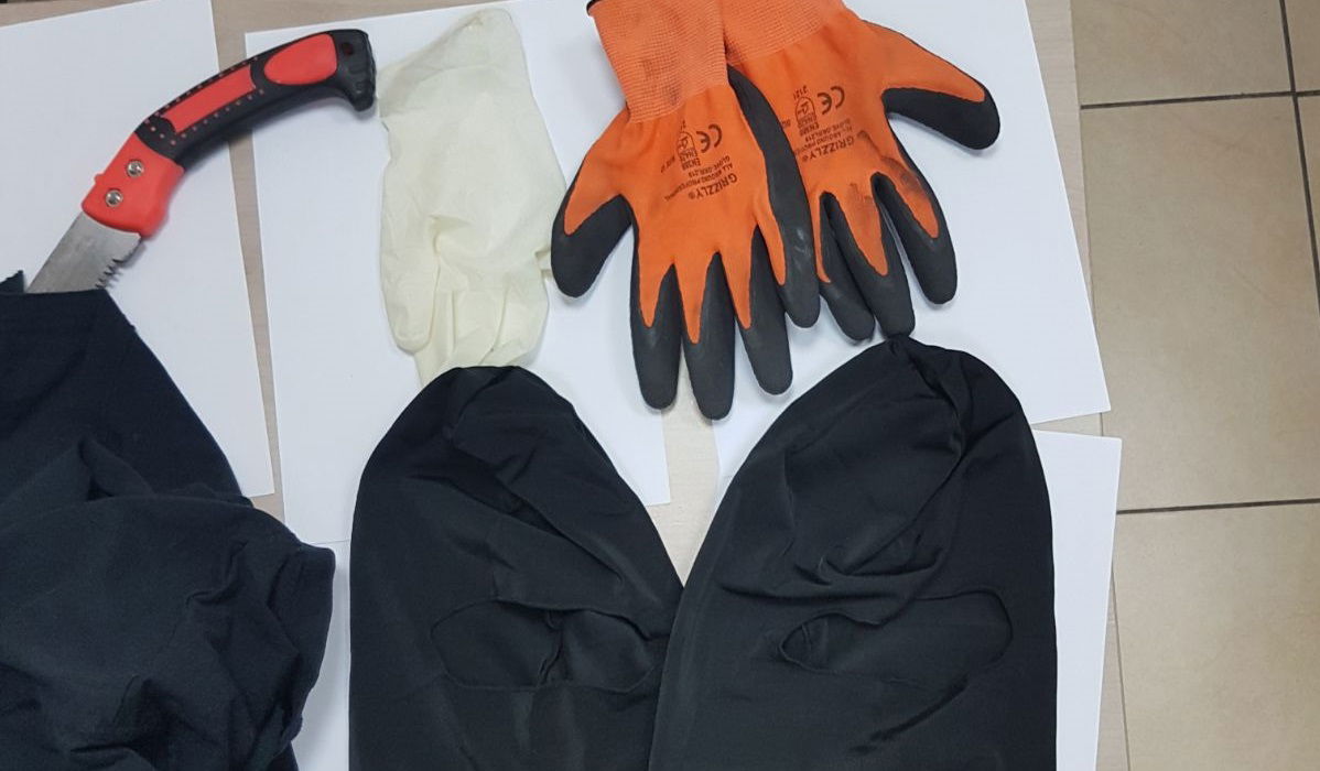 חלק מהציוד שהמחבלים עשו בו שימוש