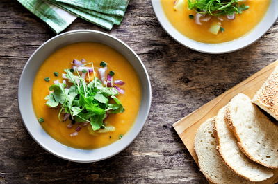 מרק גזר וג'ינג'ר