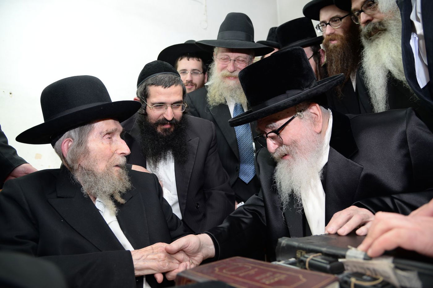 עם האדמו"ר מסקווירא