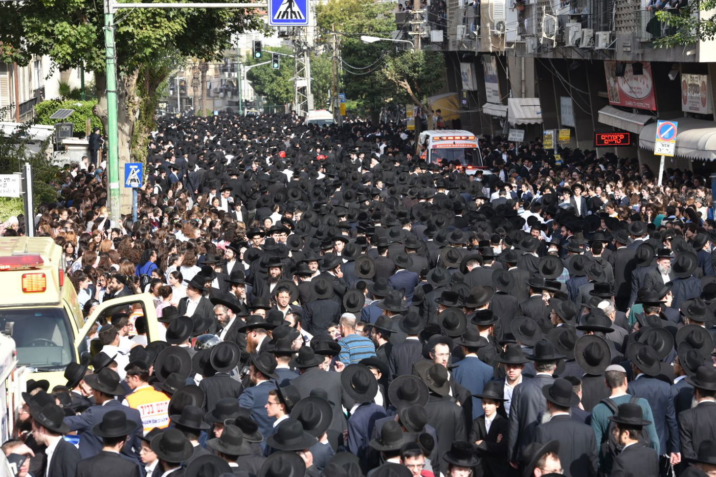המשטרה מציגה: כך אובטחה הלווית הענק של מרן הרב שטיינמן זצ"ל