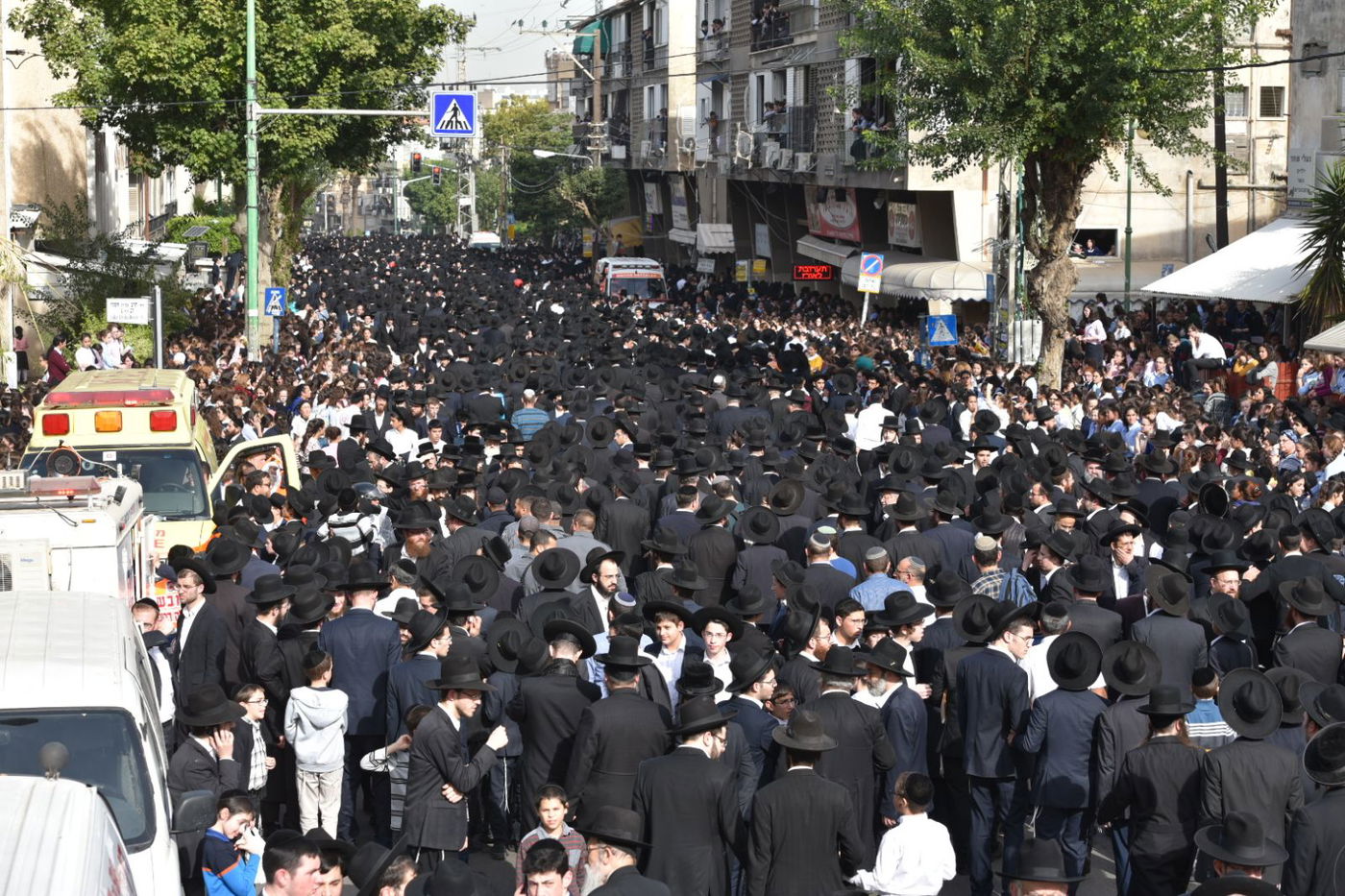 המשטרה מציגה: כך אובטחה הלווית הענק של מרן הרב שטיינמן זצ"ל