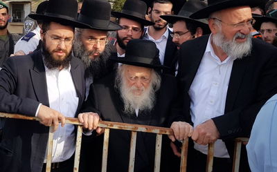 הקדיש של מרן שר התורה על מרן הרב שטיינמן