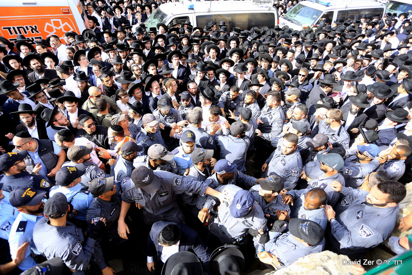 הלווית מרן הרב שטיינמן: התיעוד של דוד זר