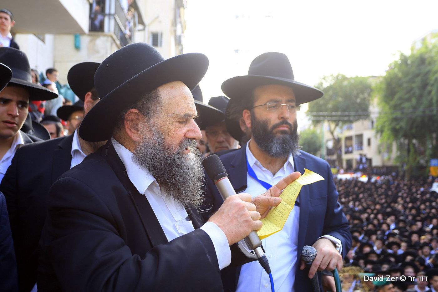 הלווית מרן הרב שטיינמן: התיעוד של דוד זר