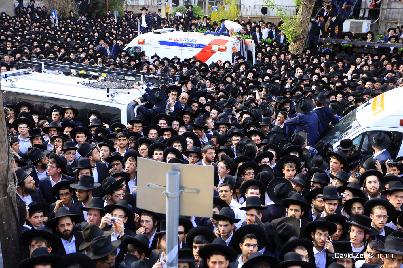 הלווית מרן הרב שטיינמן: התיעוד של דוד זר