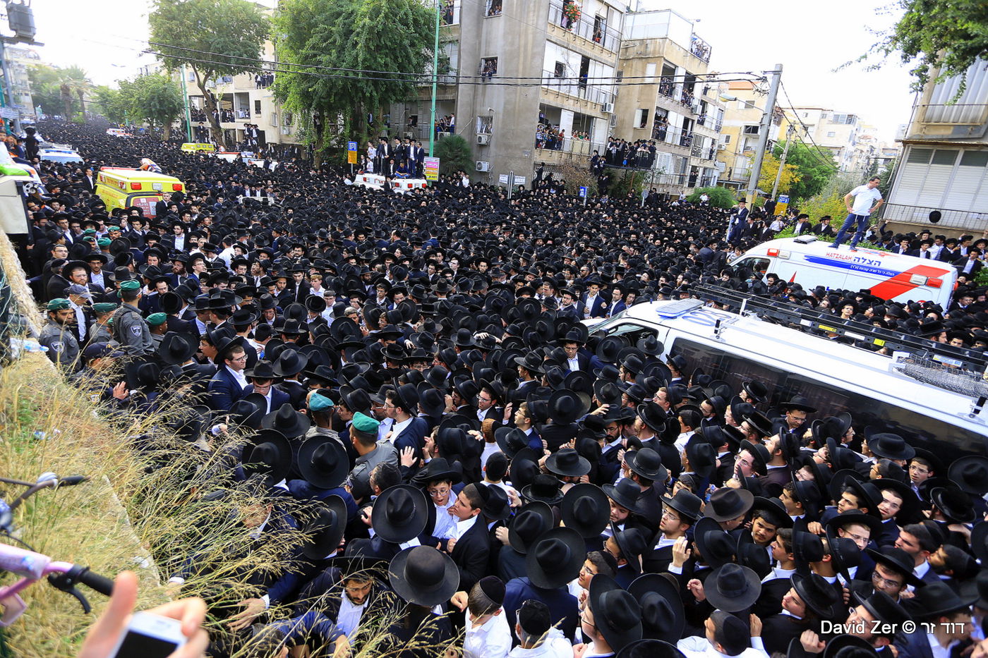 הלווית מרן הרב שטיינמן: התיעוד של דוד זר