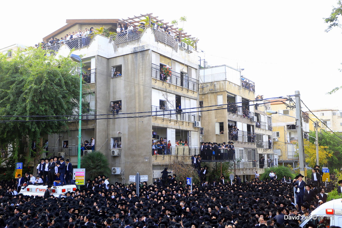 הלווית מרן הרב שטיינמן: התיעוד של דוד זר