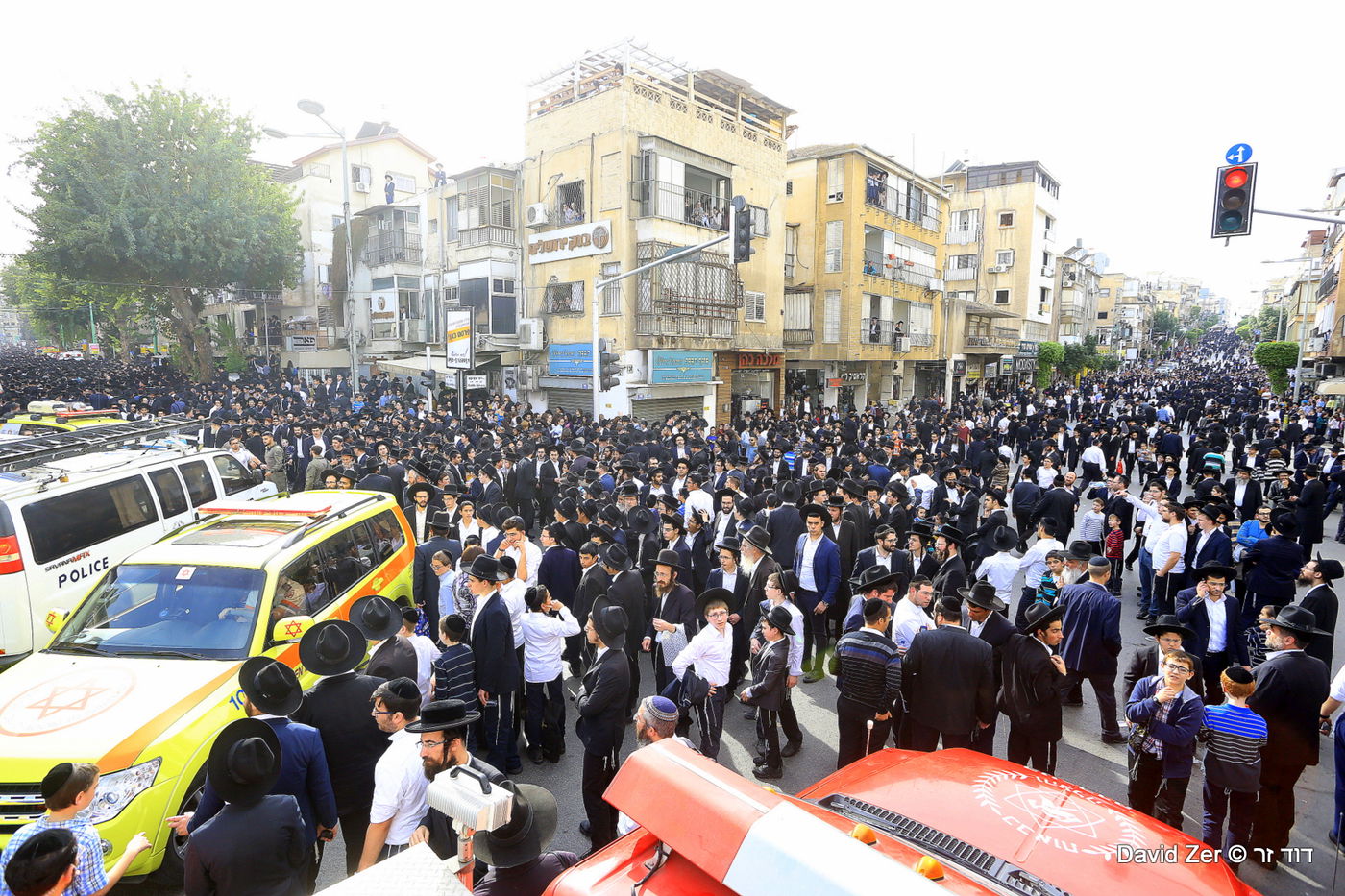 הלווית מרן הרב שטיינמן: התיעוד של דוד זר