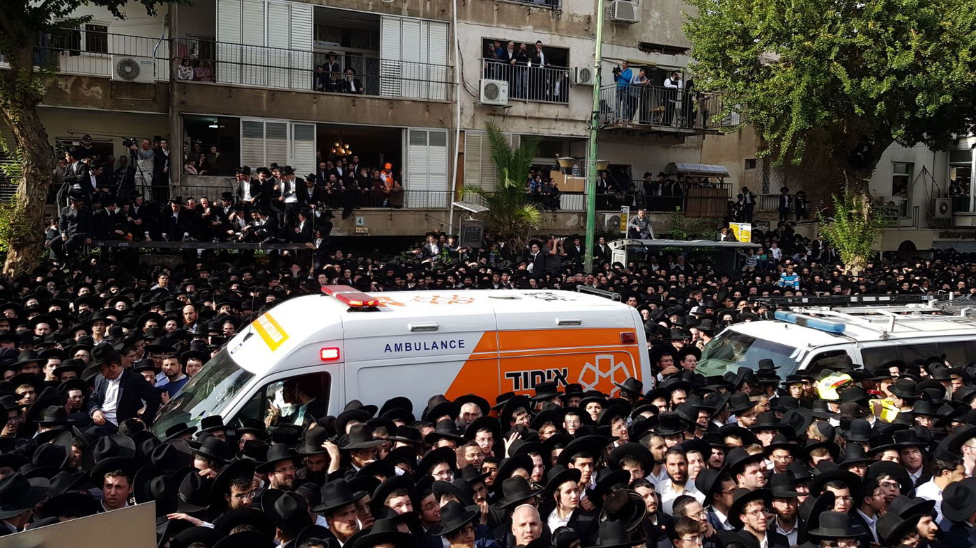 מאות אלפים במסע הלווית מרן הגראי"ל שטיינמן זצוק"ל