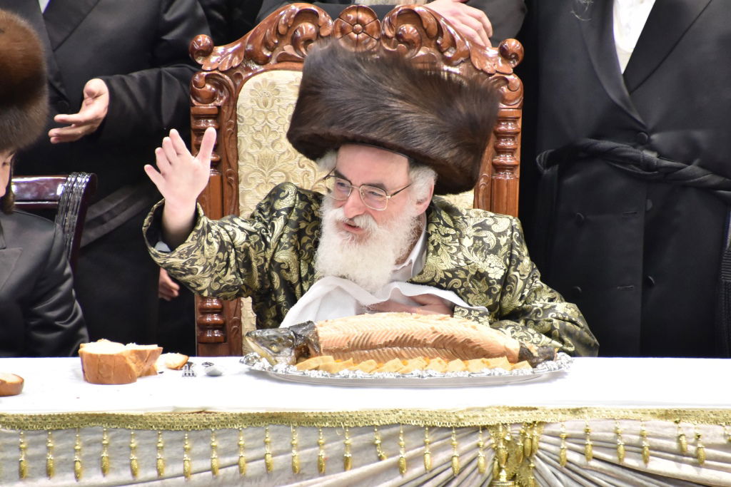 בר מצווה לנכד האדמו"ר מויז'ניץ שחלה וניצל • צפו