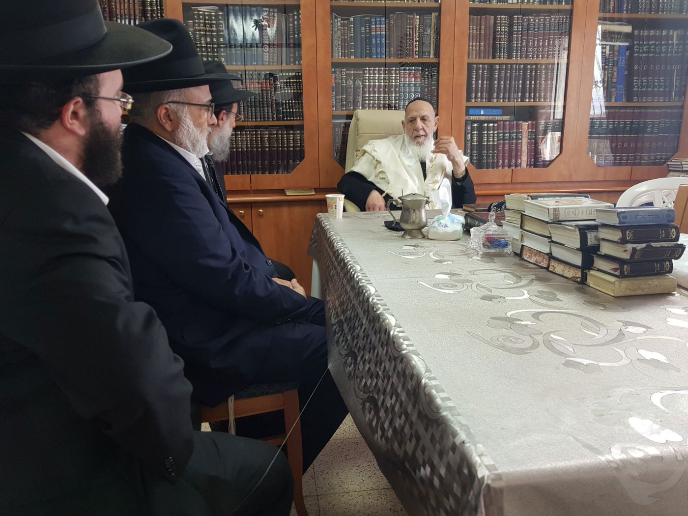 הנגיד אייל משיח ביקר במעונו של נשיא המועצת