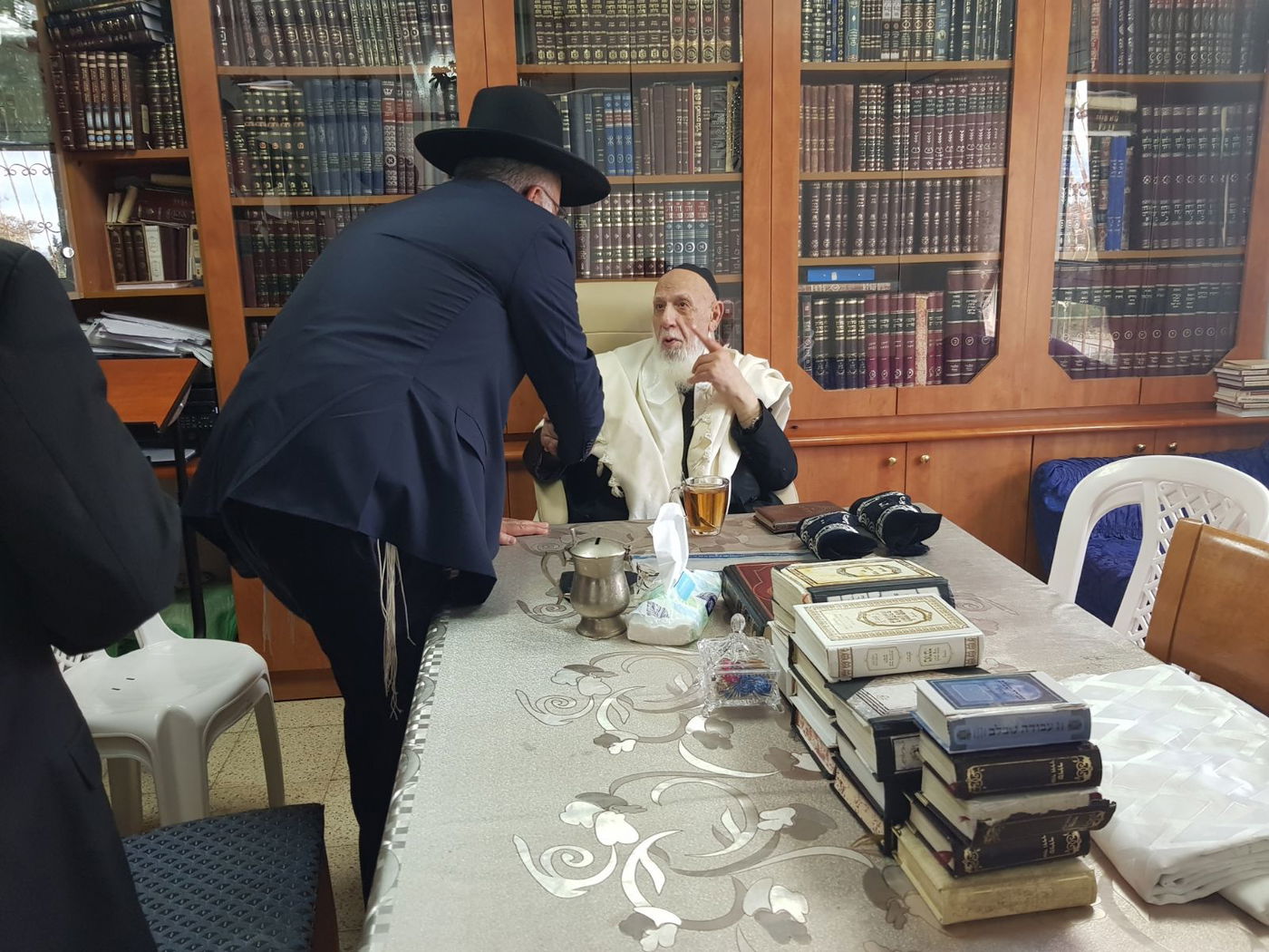 הנגיד אייל משיח ביקר במעונו של נשיא המועצת