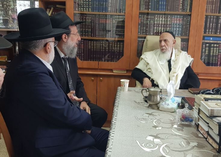 הנגיד אייל משיח ביקר במעונו של נשיא המועצת