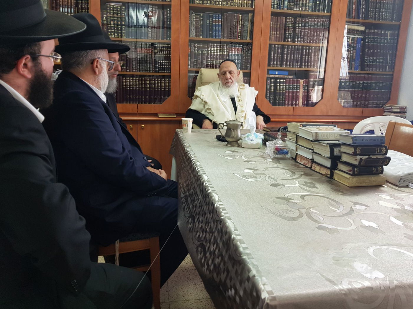 הנגיד אייל משיח ביקר במעונו של נשיא המועצת