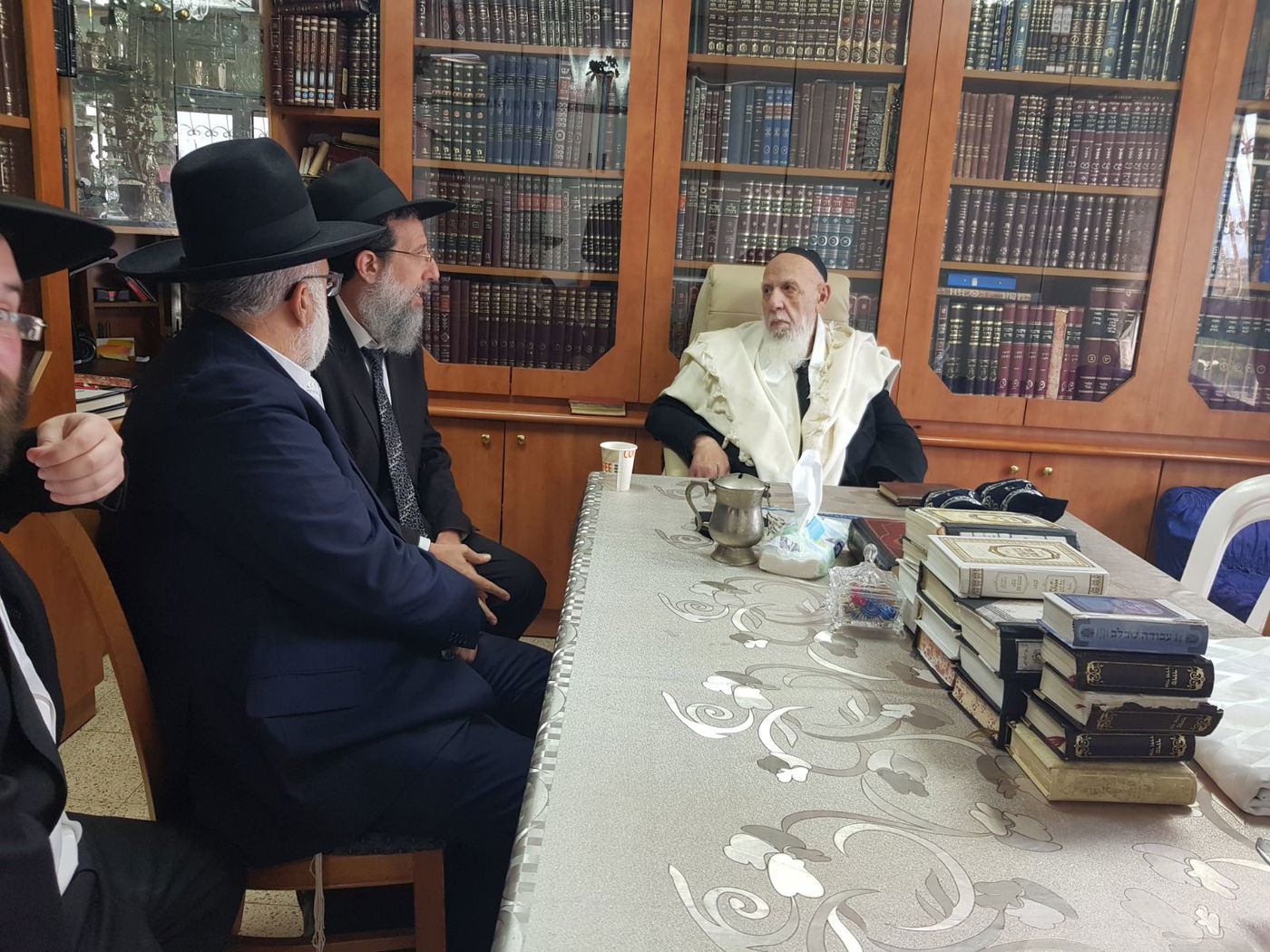 הנגיד אייל משיח ביקר במעונו של נשיא המועצת