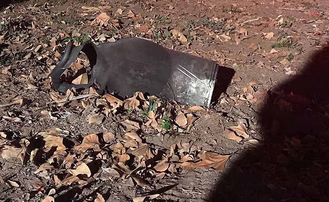 אחת הרקטות שנורתה אמש