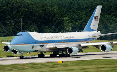 האייר פורס 1 האמריקאי, אילוסטרציה