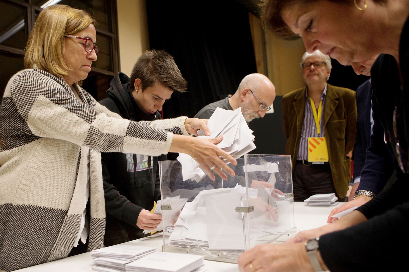 ספירת קלפי בקטלוניה