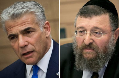 יאיר לפיד ויואב בן צור