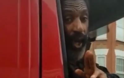 נהג משאית תקף יהודי חרדי: "היטלר היה אדם נהדר". צפו