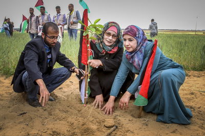 פלסטינים בנטיעות. אילוסטרציה