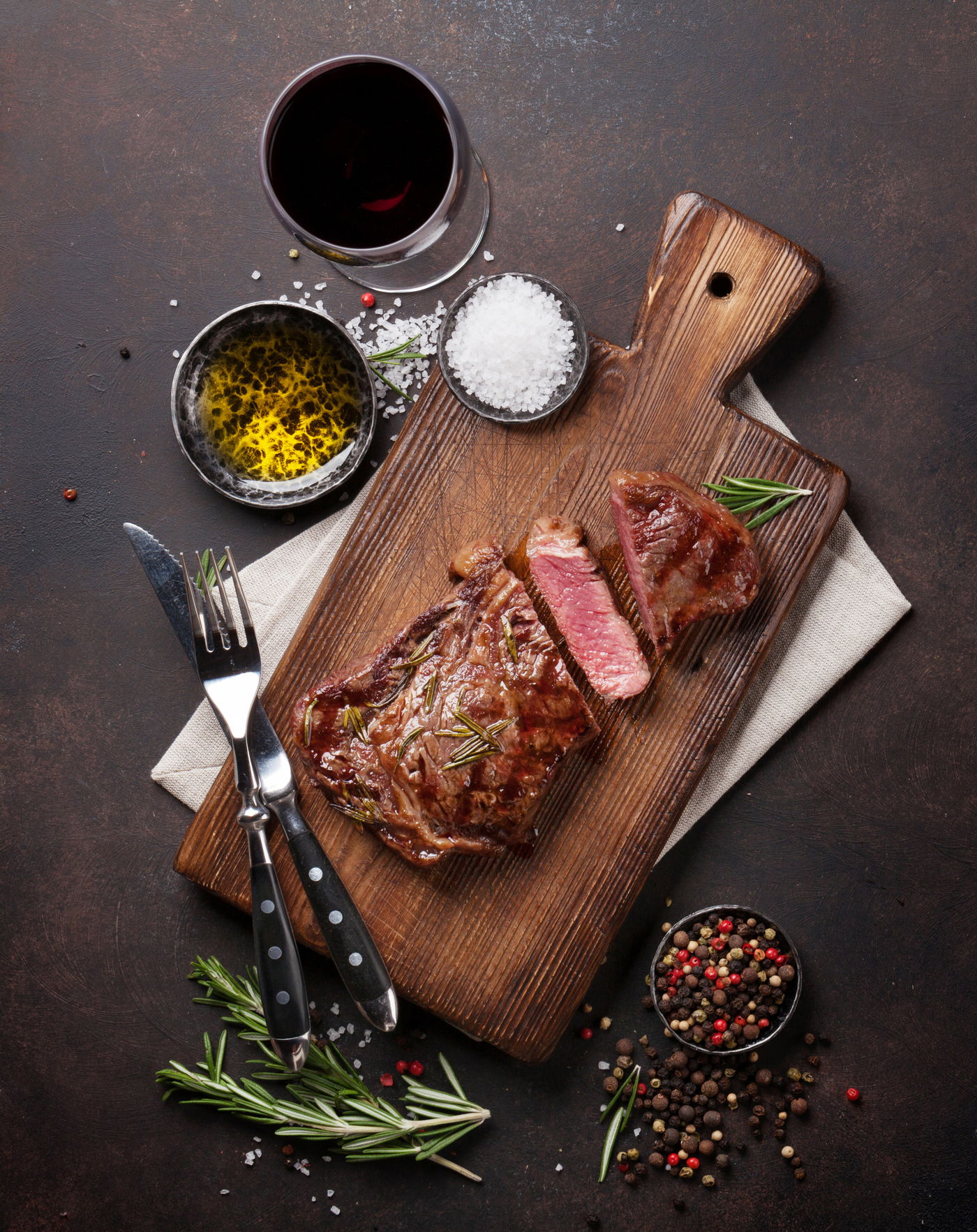 בשר אנטריקוט.