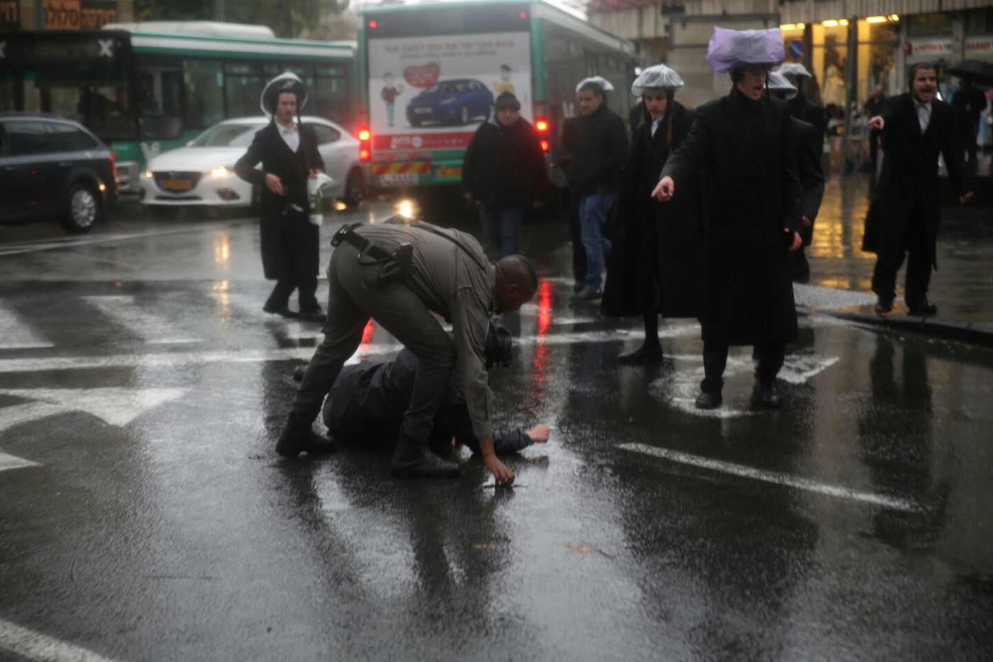שוב אלימות משטרתית בירושלים • תיעוד