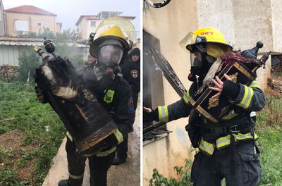 שריפה פרצה בבית כנסת בנהריה; ספרי התורה ניזוקו