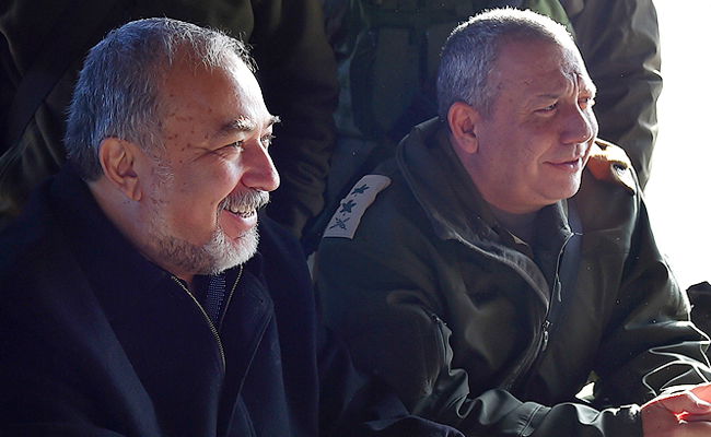 ליברמן והרמטכ"ל איזנקוט