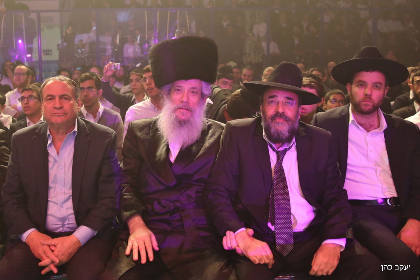 אלי דדון וחנוך זייברט (במרכז התמונה), השבוע