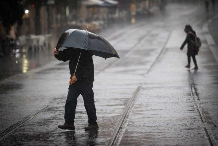 הסערה החלה: גשמים מצפון הארץ עד הנגב